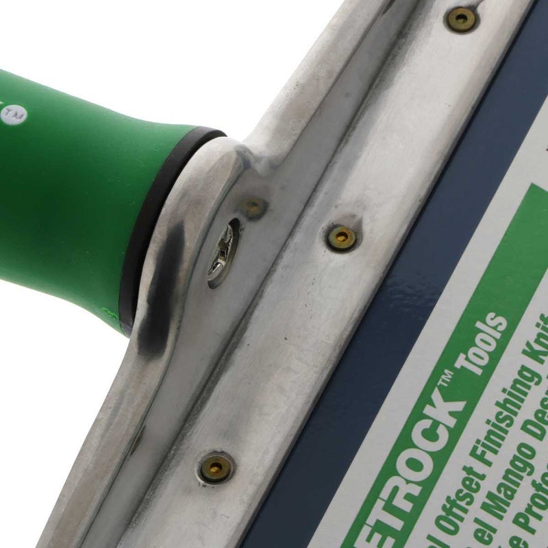 Sheetrock USG Sheetrock 2-Piece Offset Drywall Taping Knife Set - 10" and 12" w/Blue Steel Blade - Image 5